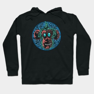 Abstract Monkey Hoodie